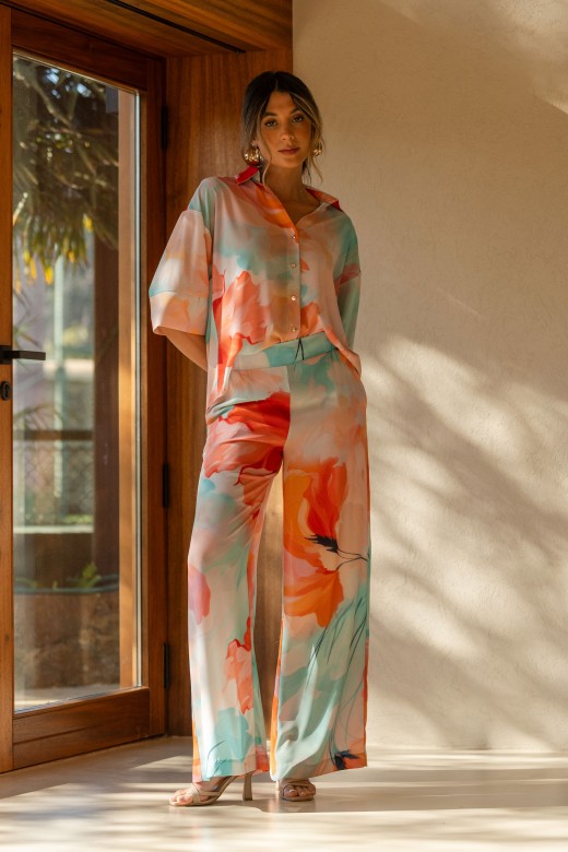 Flowy printed trousers Flowy printed trousers