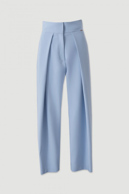 High-waisted pleated trousers High-waisted pleated trousers