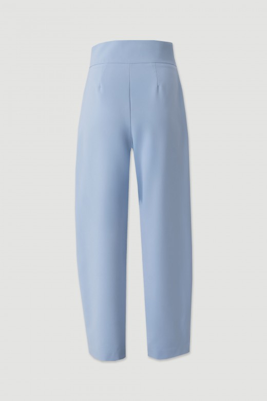High-waisted pleated trousers High-waisted pleated trousers