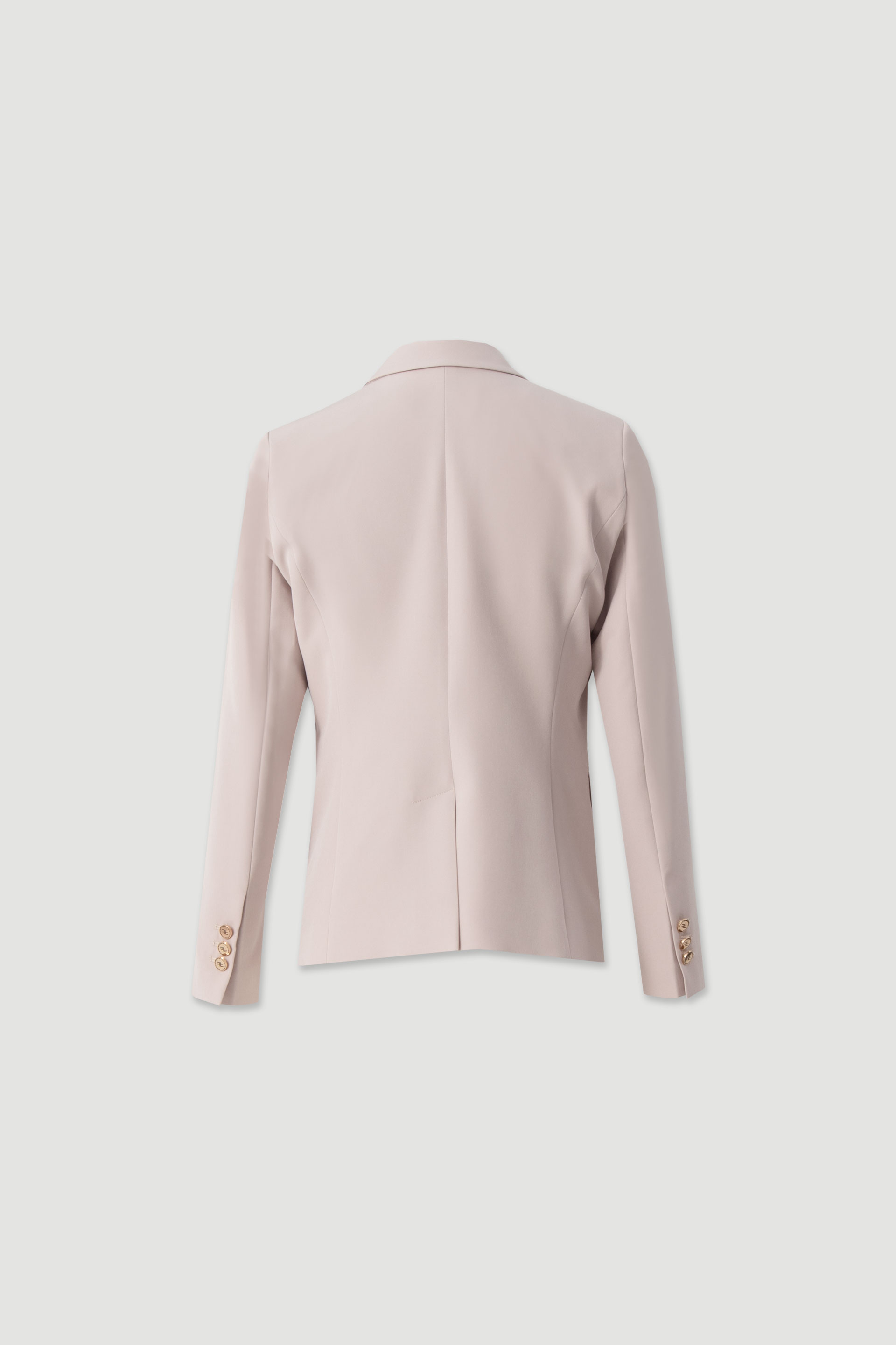 Classic fitted blazer with metallic buttons