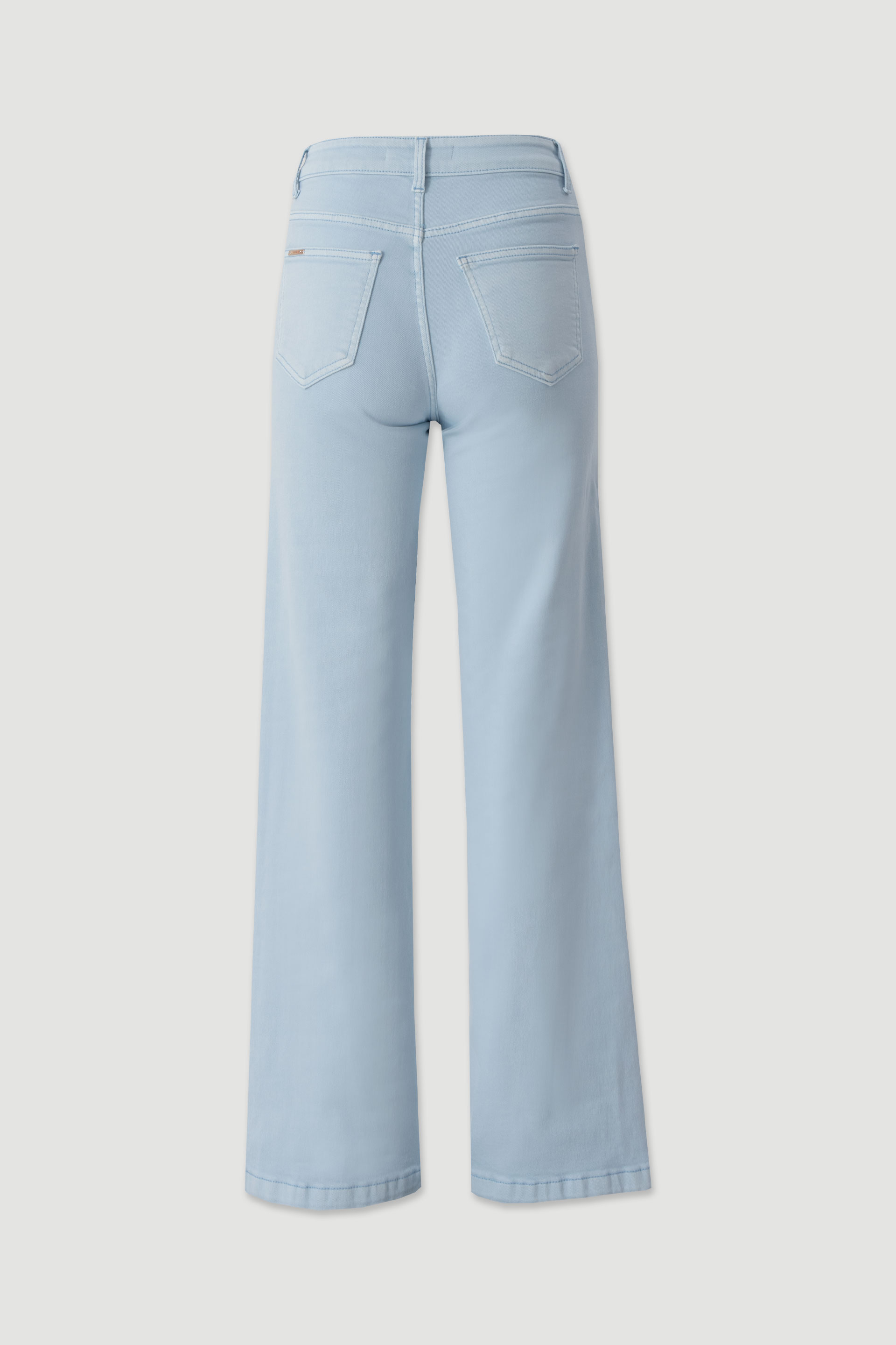 Straight-fit twill trousers