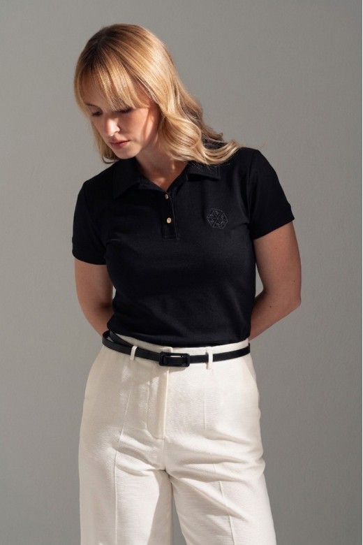 Polo with custom detail Polo with custom detail