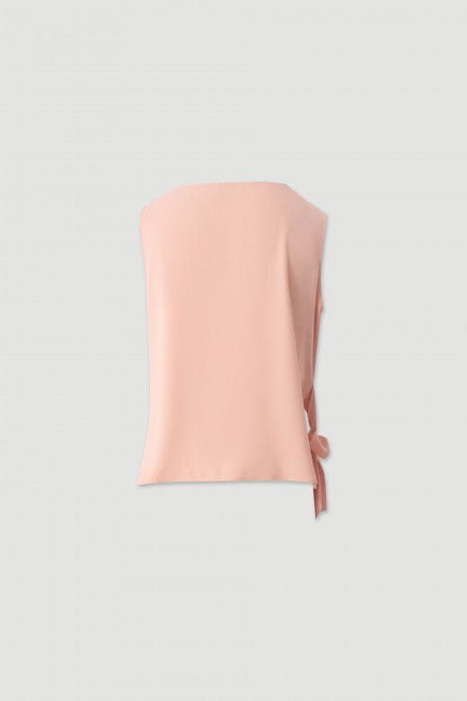 Flowing top with side drape Flowing top with side drape