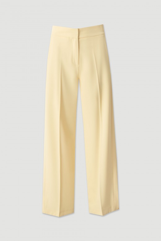 High-waisted wide-leg trousers High-waisted wide-leg trousers