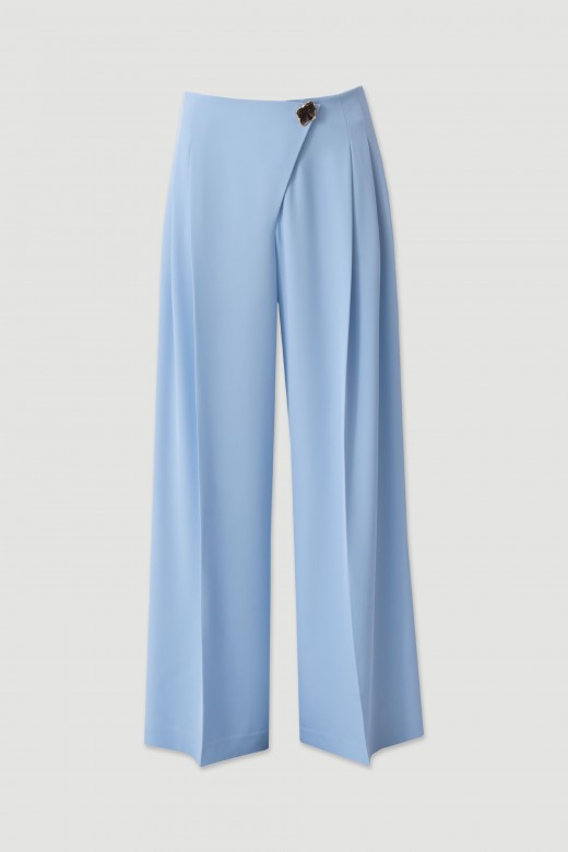 Pantalon wide leg avec plis Pantalon wide leg avec plis