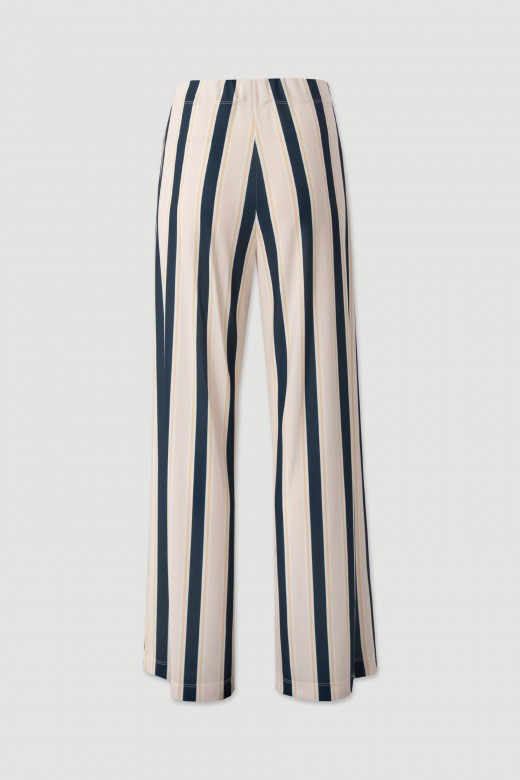 Pantalón fluido a rayas Pantalón fluido a rayas