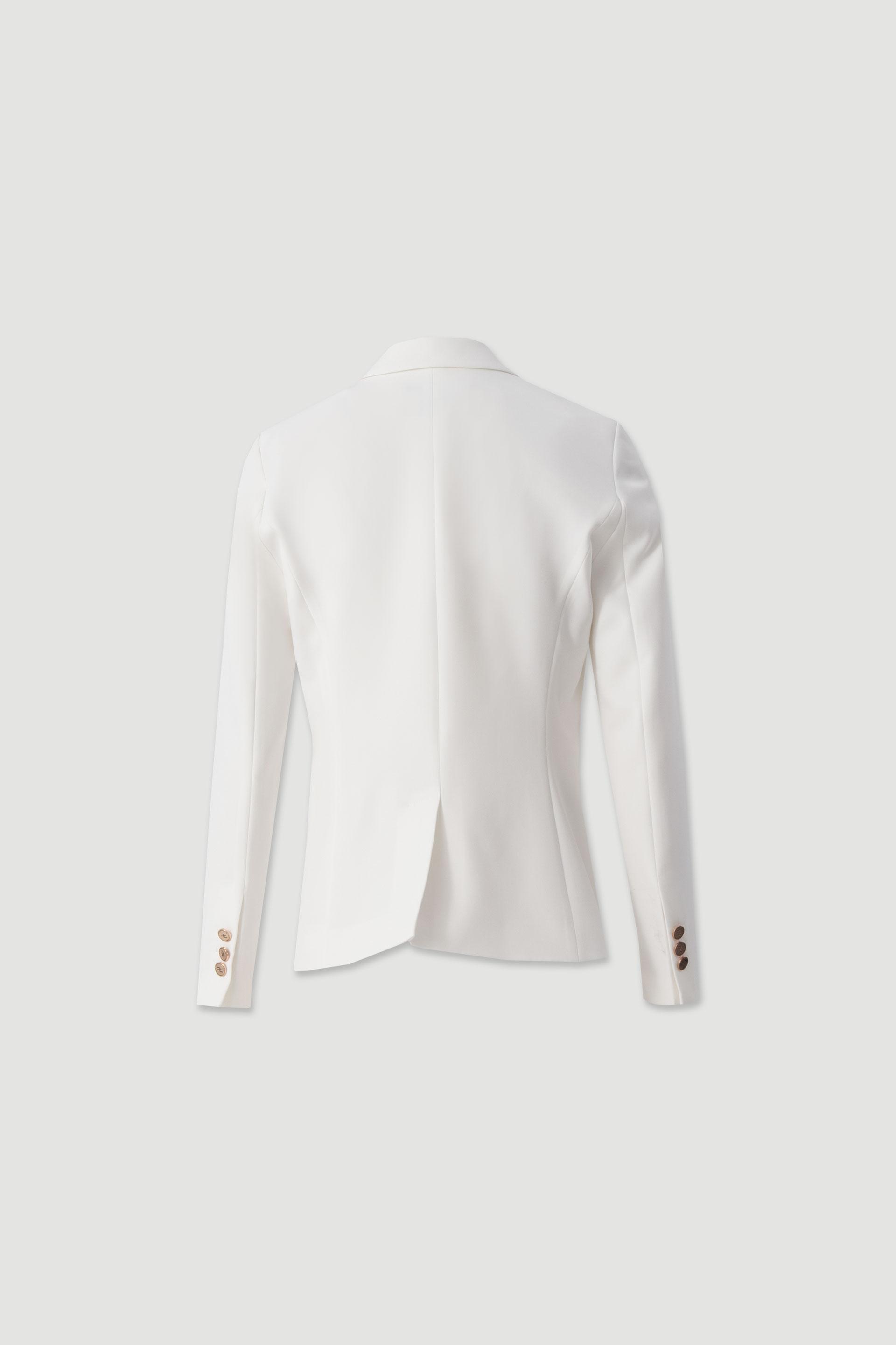 Classic fitted blazer with metallic buttons