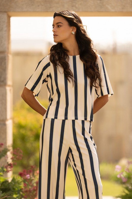 Cropped striped top Cropped striped top