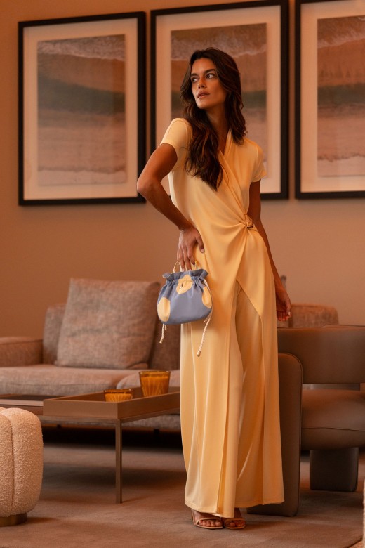 Flowy wrap-effect jumpsuit Flowy wrap-effect jumpsuit
