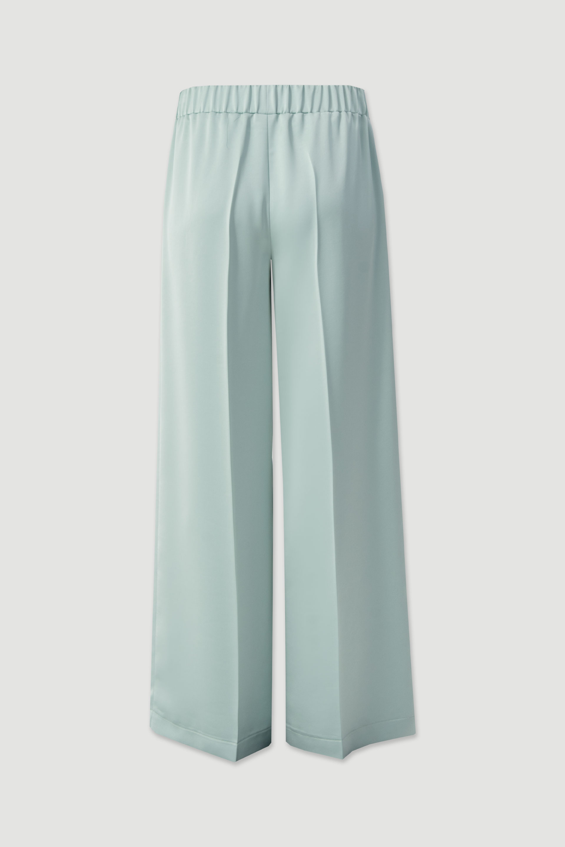 Satin fluid trousers