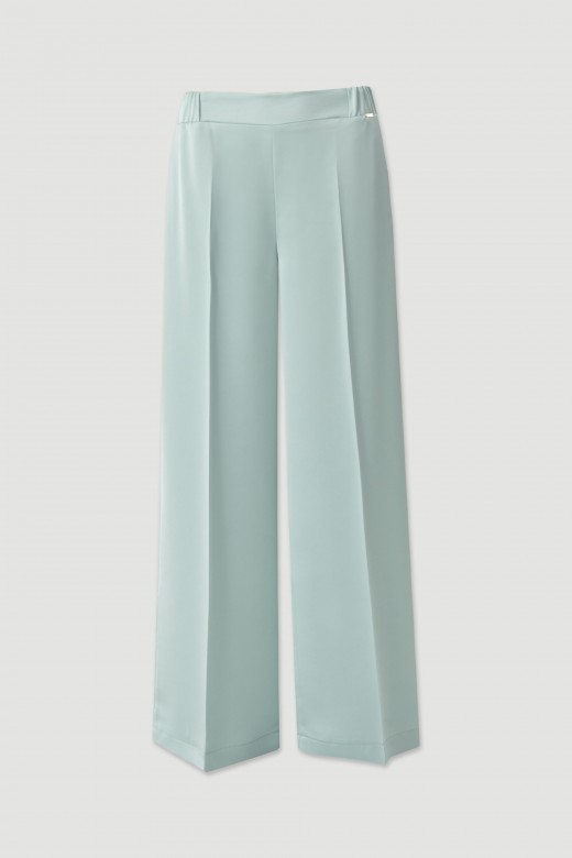 Satin fluid trousers Satin fluid trousers