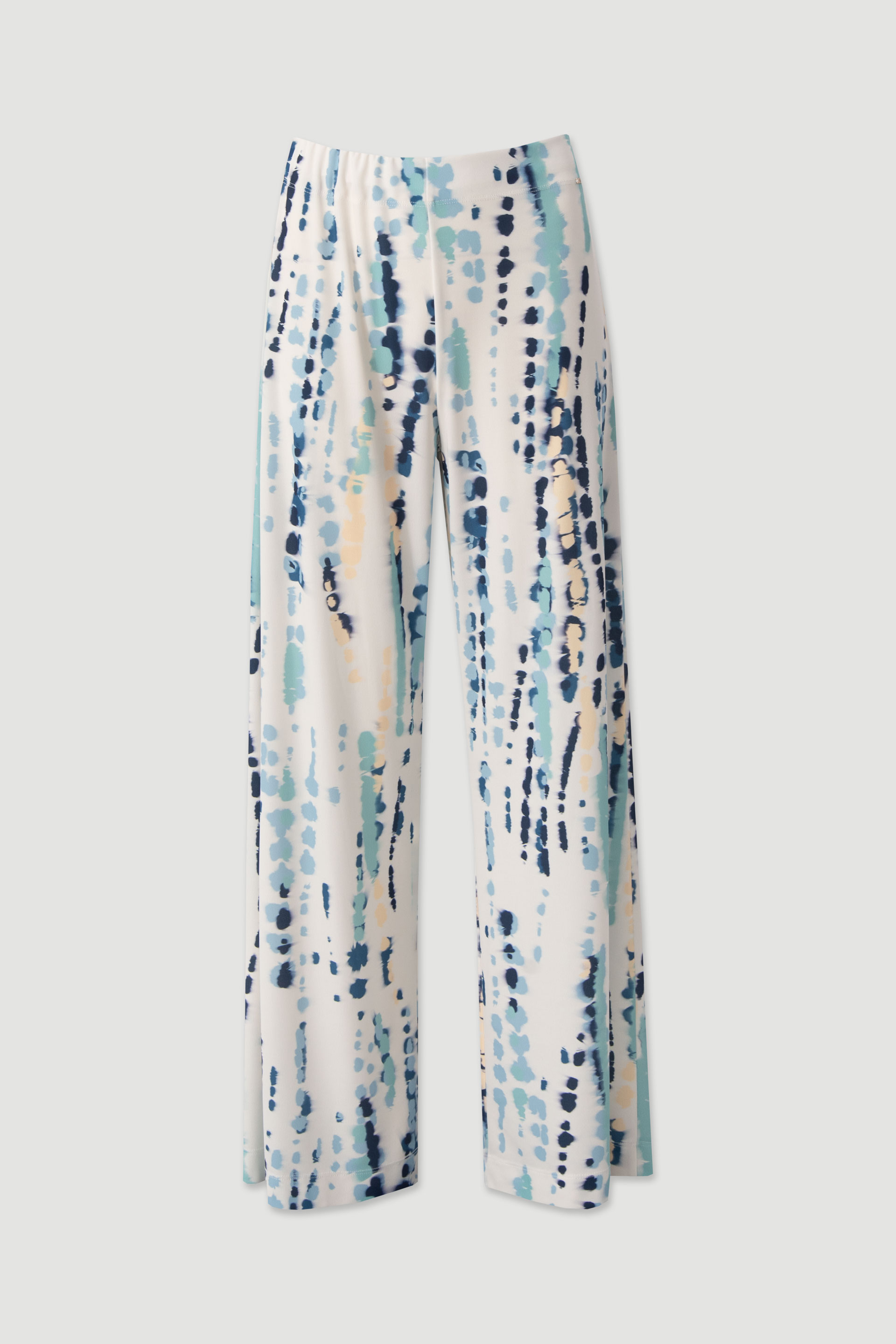 Printed flowing trousers