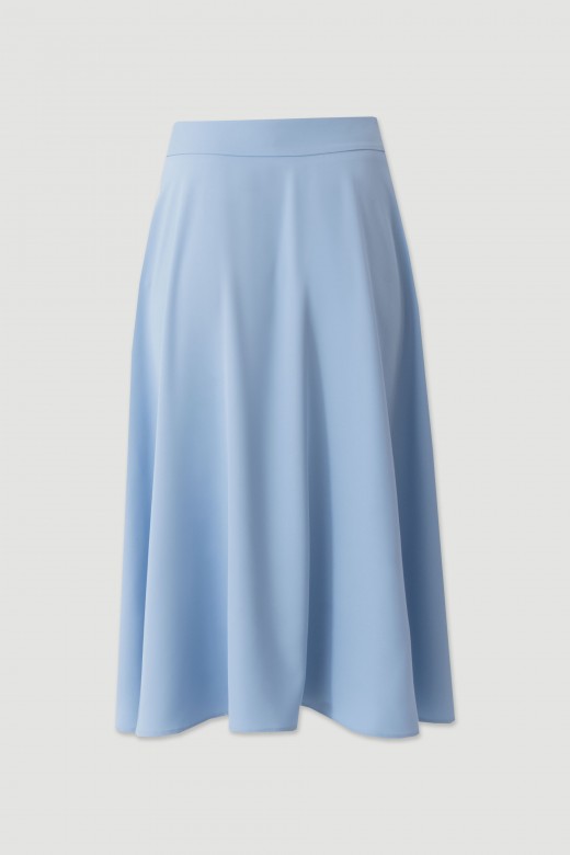 Flowy midi skirt with belt Flowy midi skirt with belt