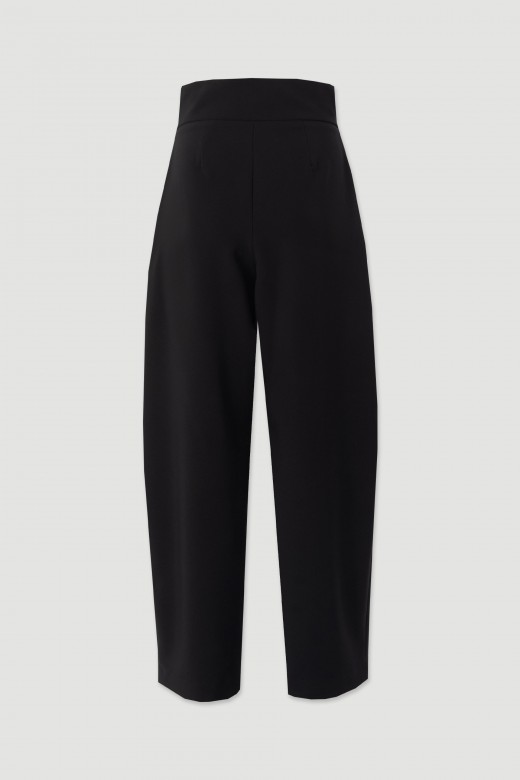 High-waisted pleated trousers High-waisted pleated trousers