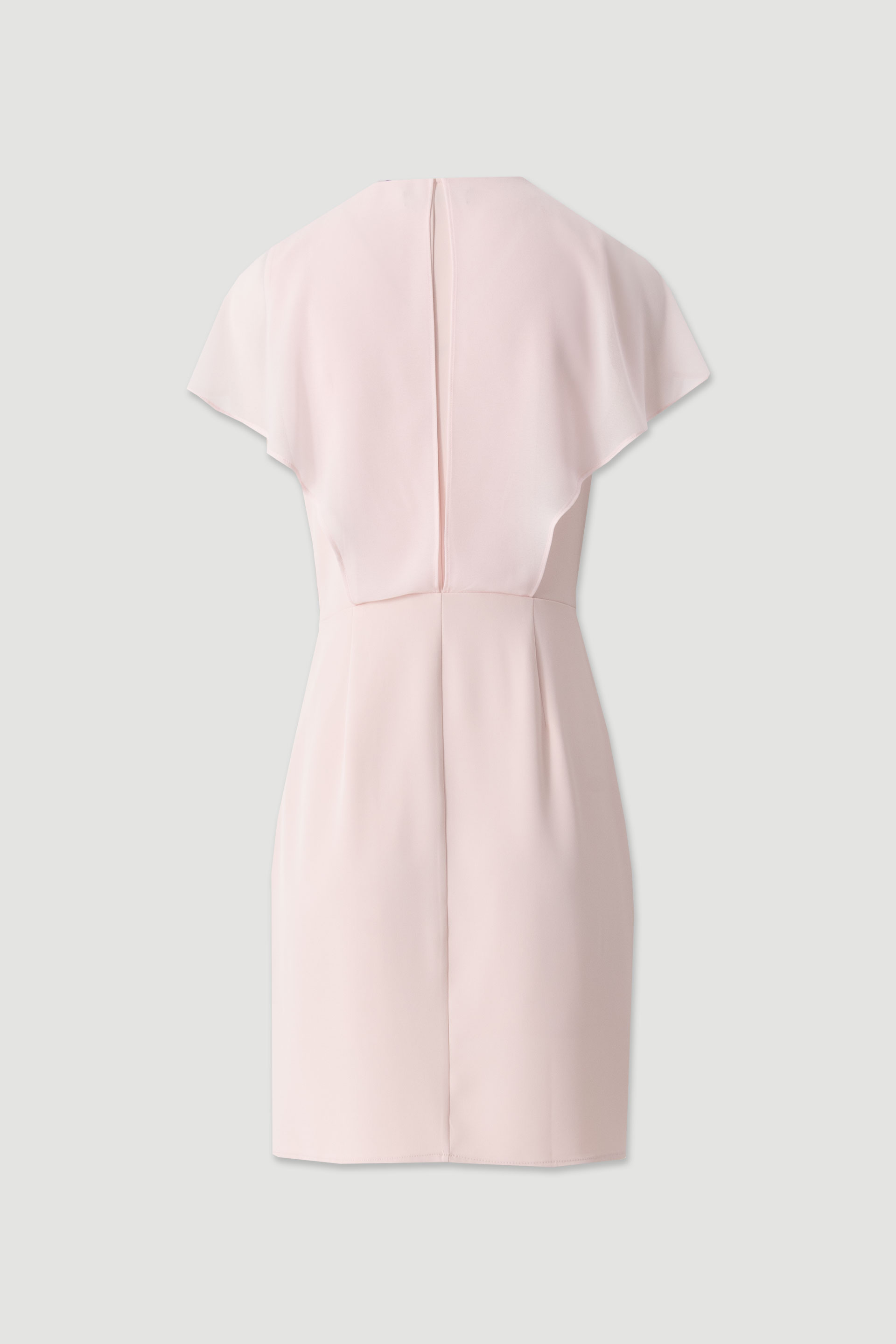 Cross-draped dress