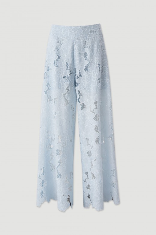 Floral lace trousers Floral lace trousers