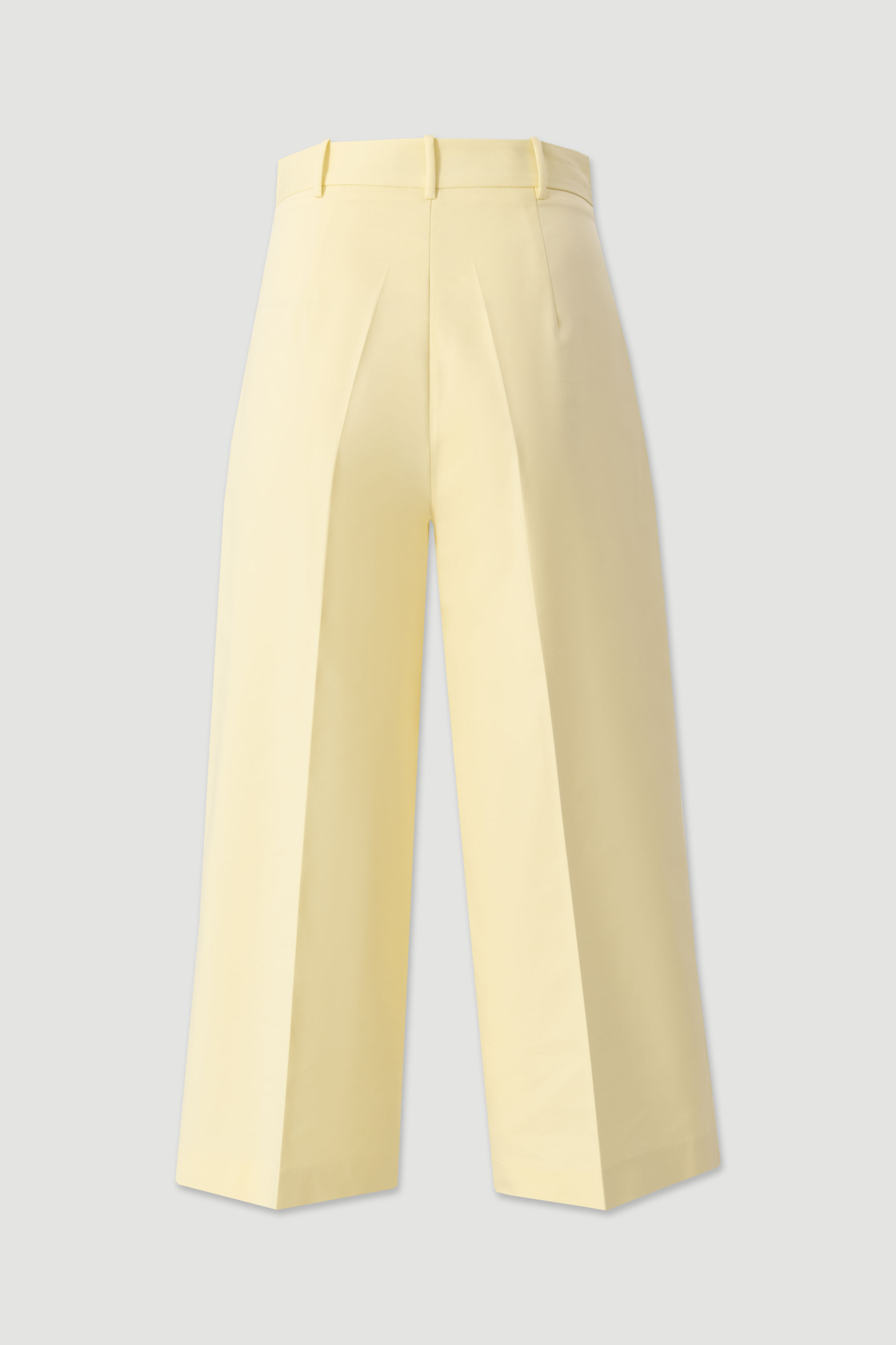 Culotte trousers with front pleat