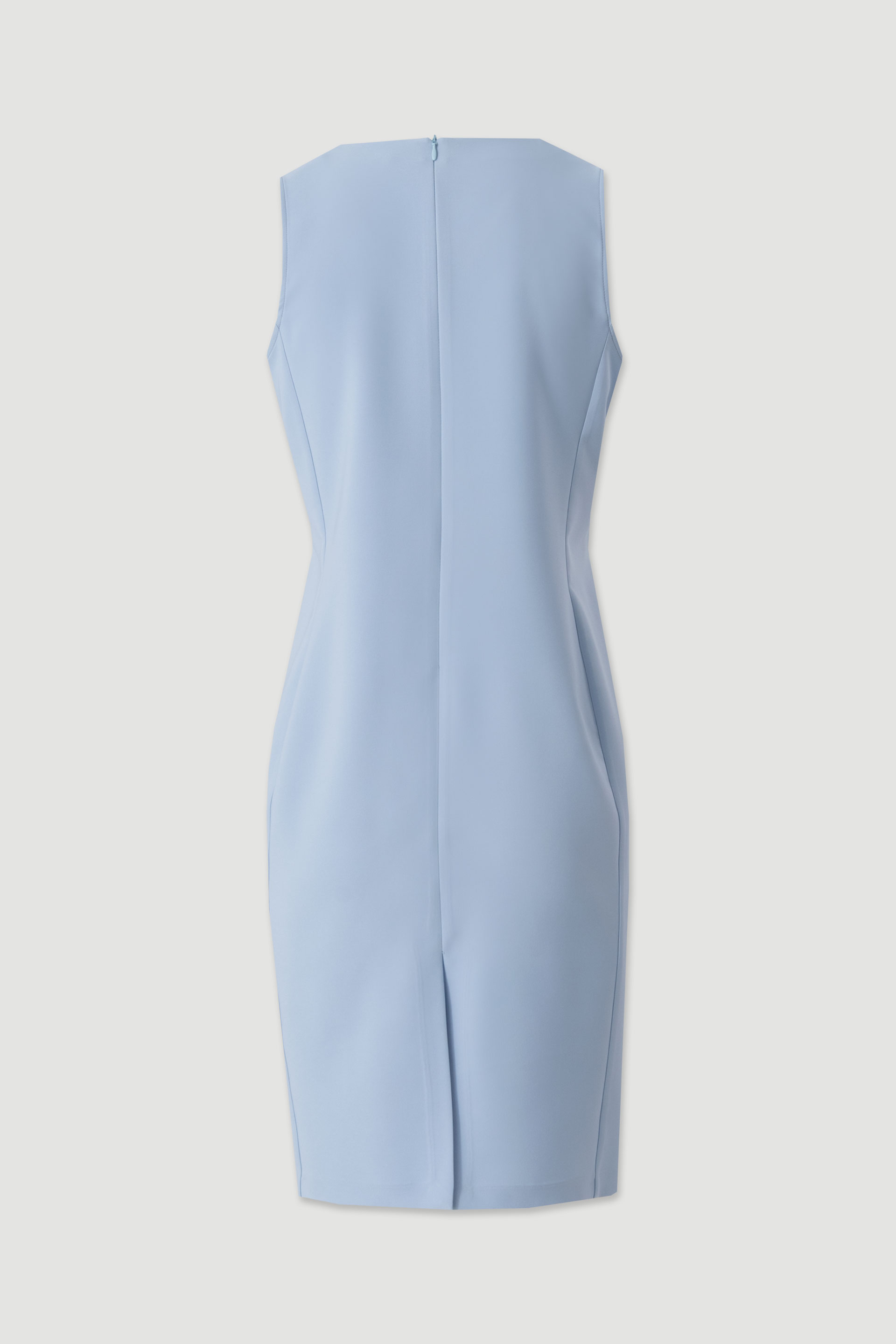 Fitted dress with gold detail