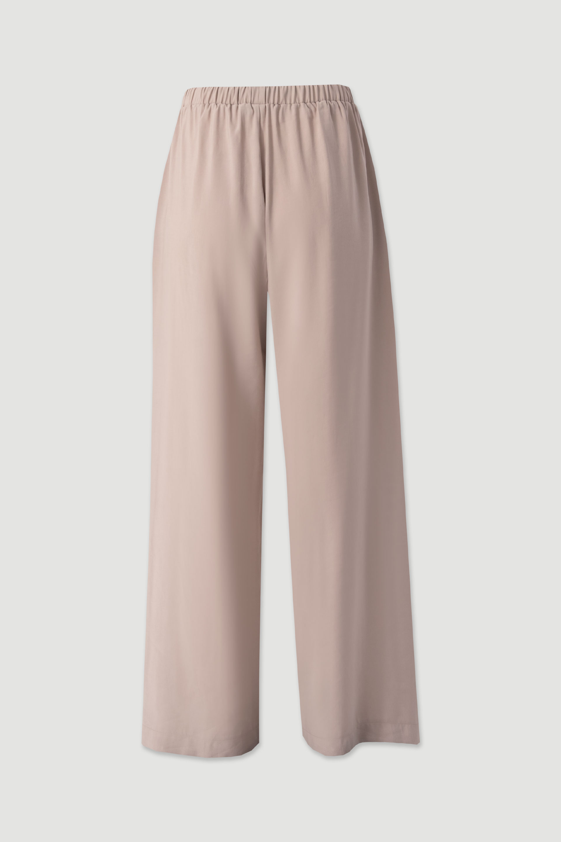 Calça fluida de perna larga