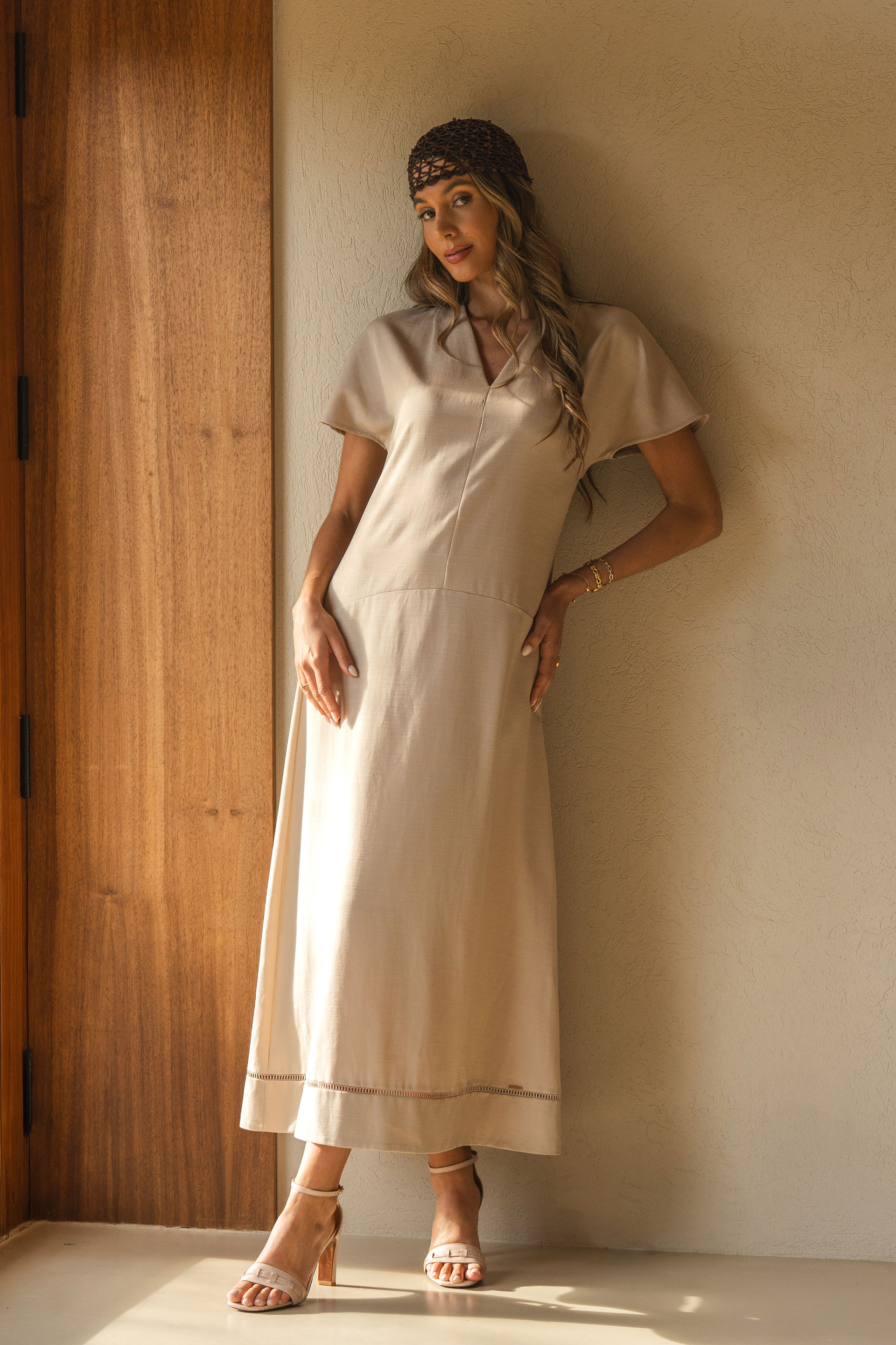 Minimalist midi dress