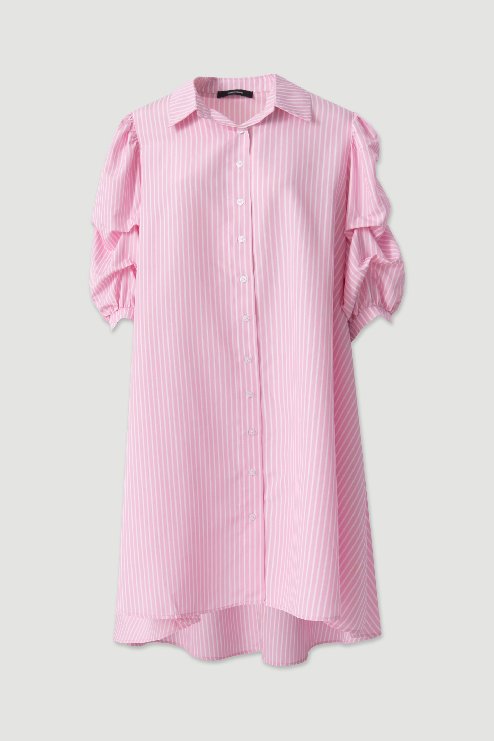 Striped shirt dress