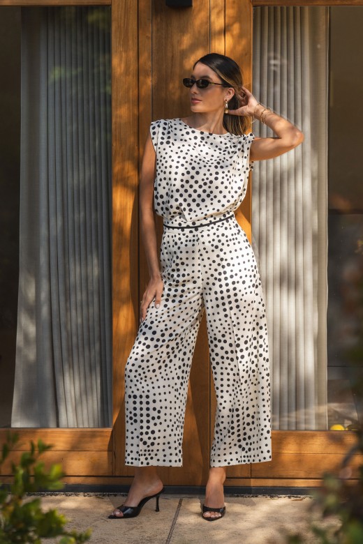 Printed culotte trousers Printed culotte trousers