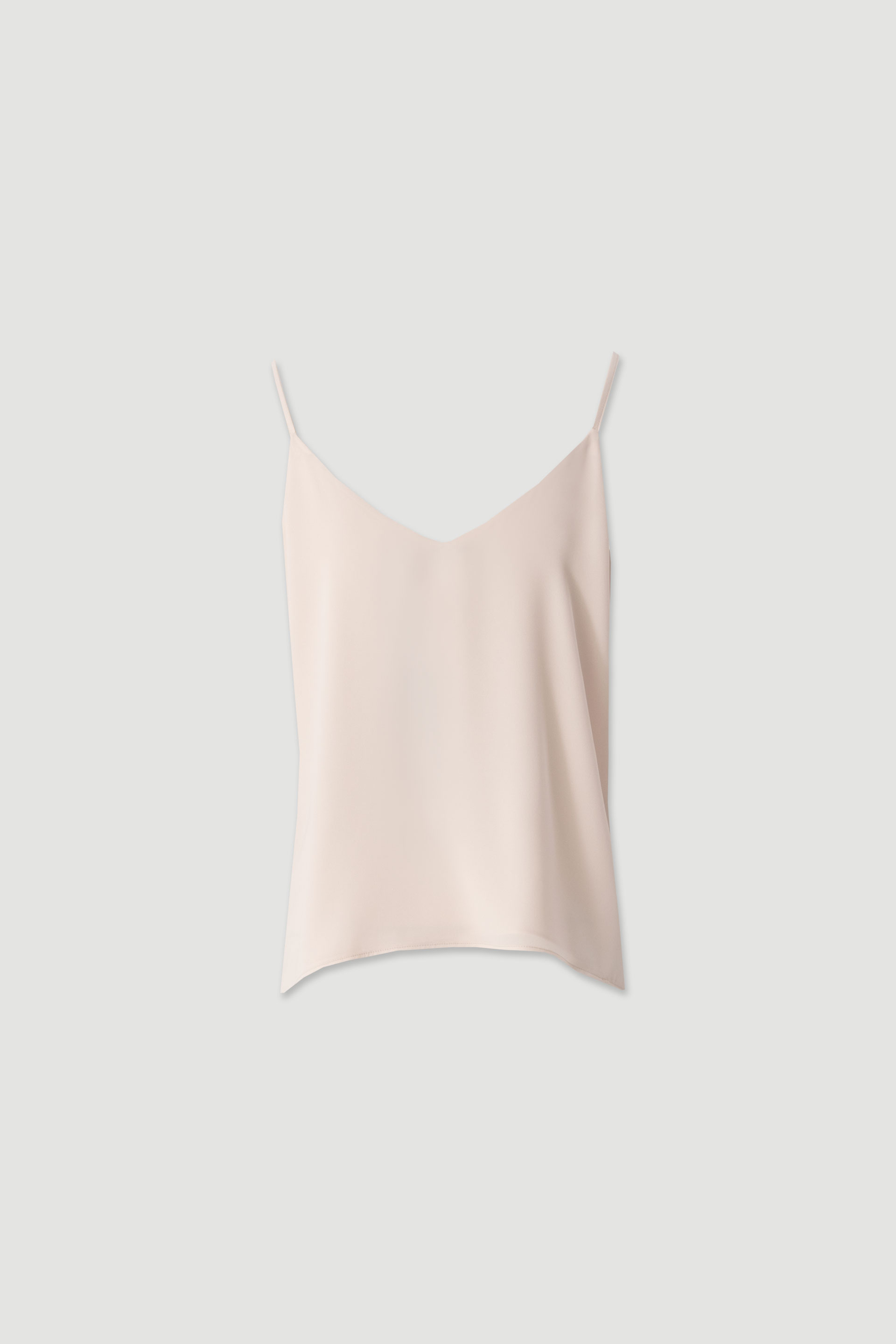 Flowy strappy top with v neckline
