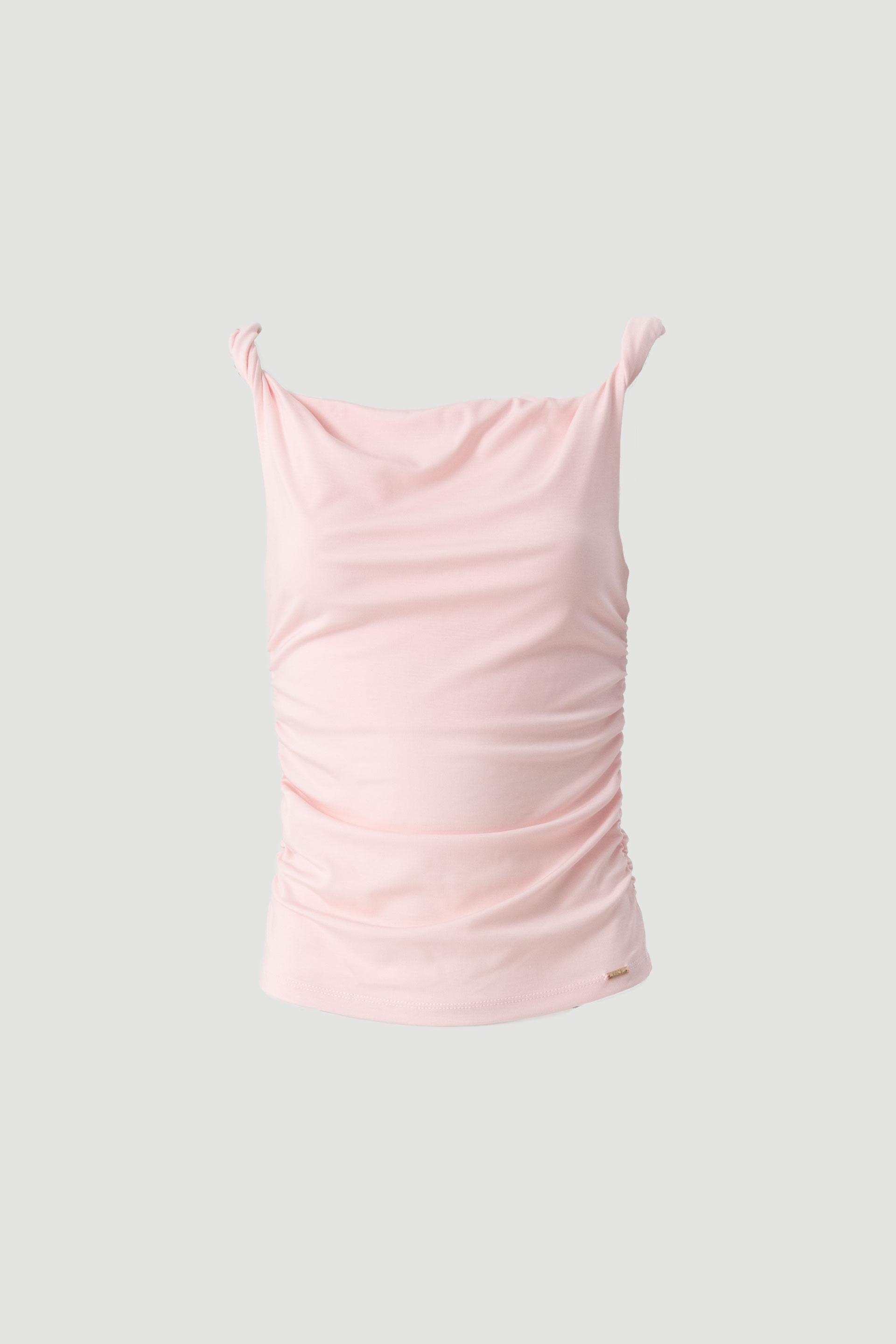 Draped cotton top