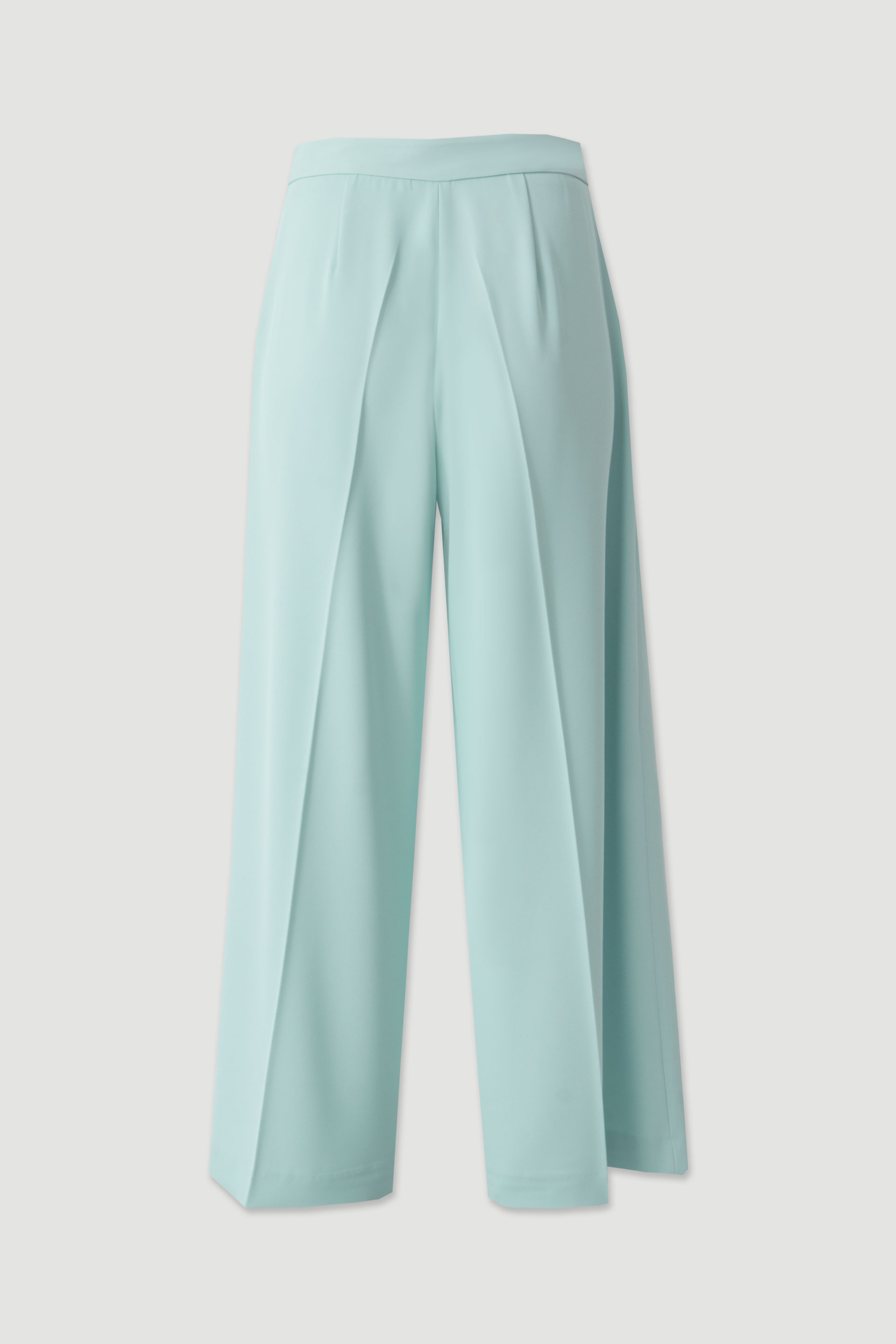 Fluid culotte trousers with metallic detail