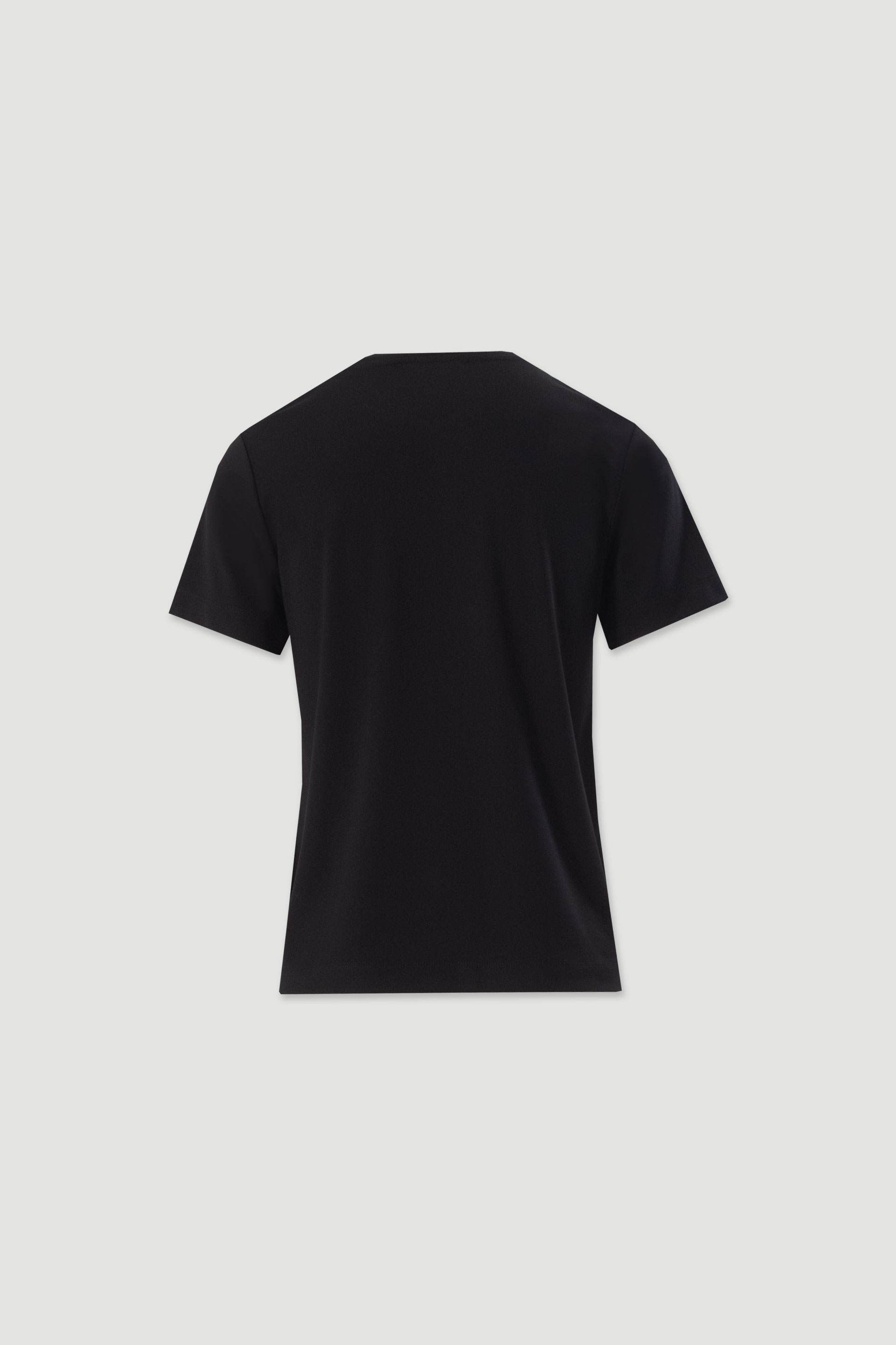 T-shirt with embroidered logo