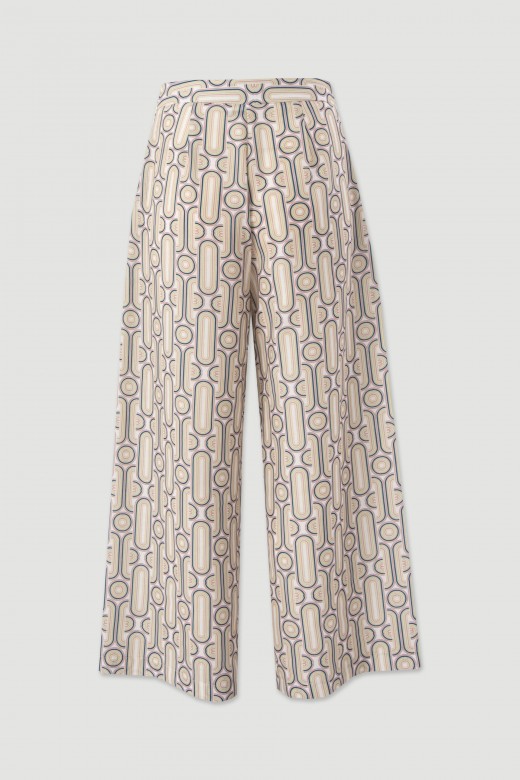 Printed culotte trousers Printed culotte trousers