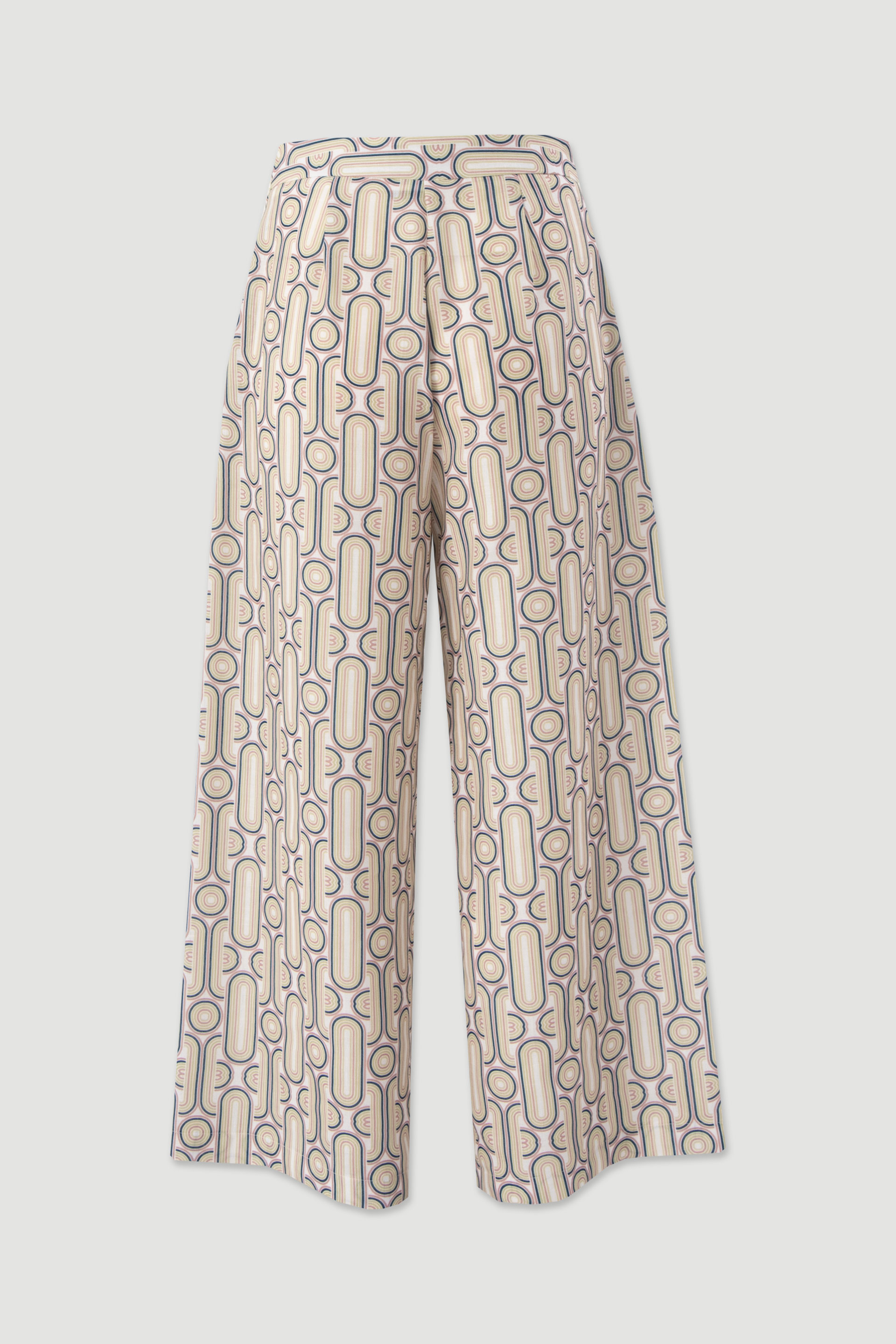 Calça culotte estampada