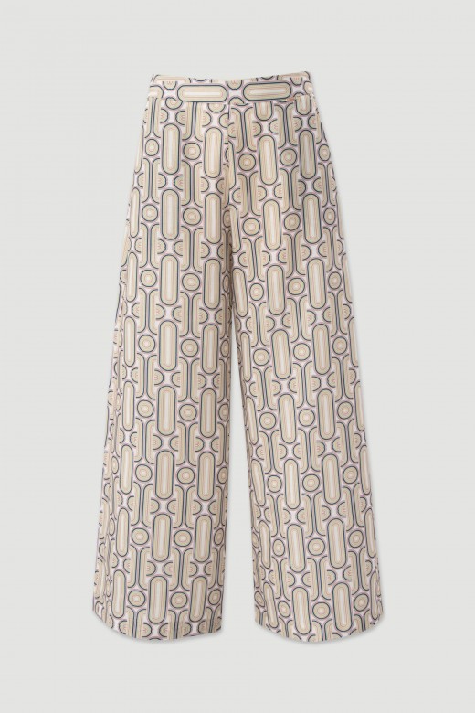 Printed culotte trousers Printed culotte trousers