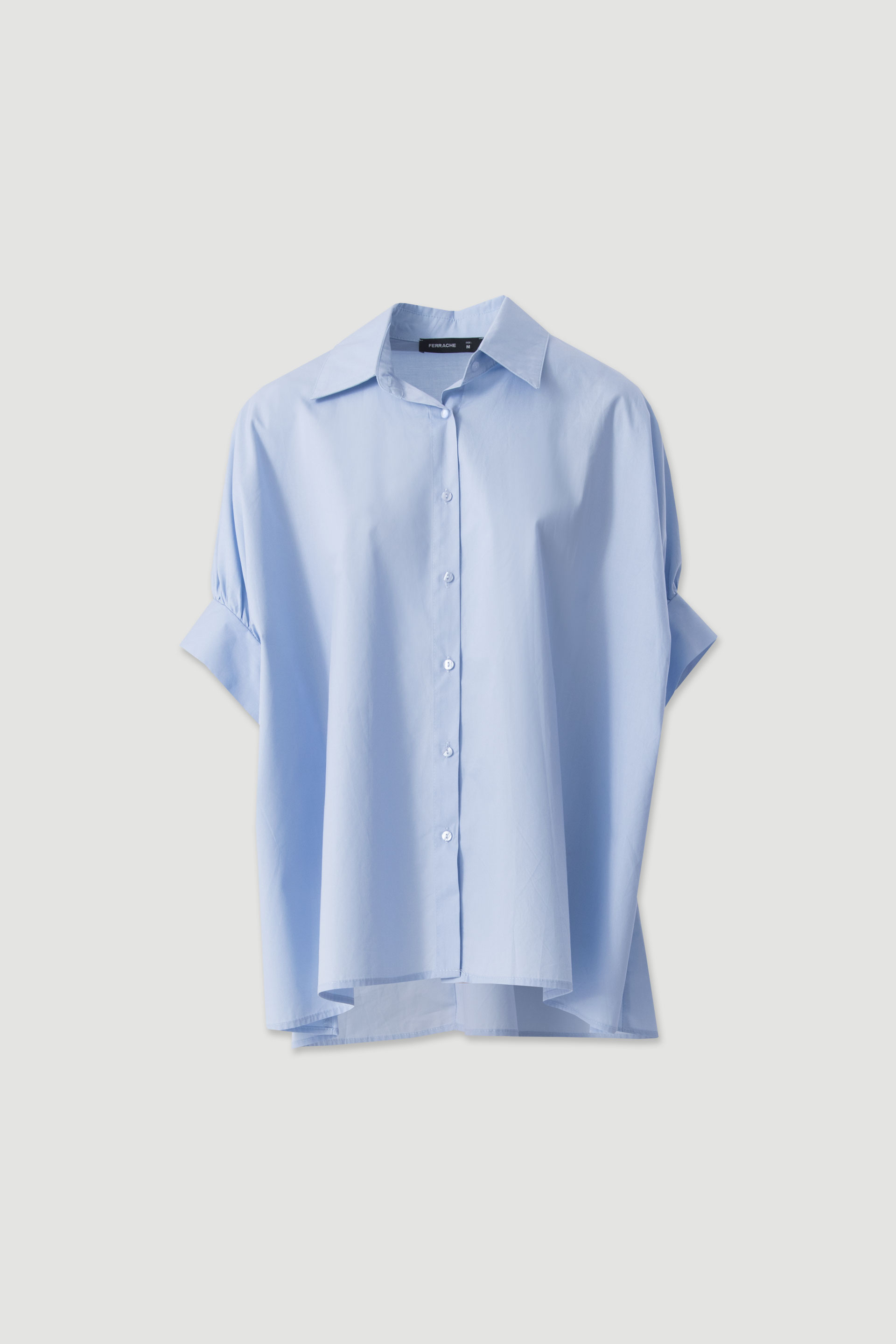 Oversized cotton shirt