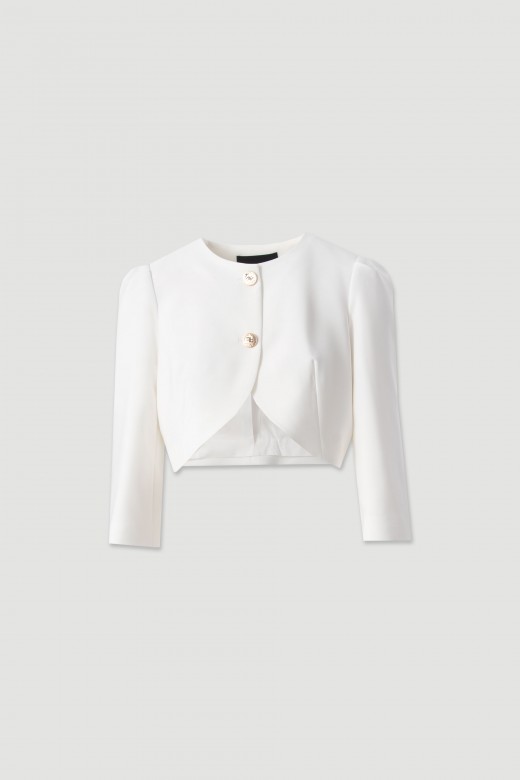 Structured cropped jacket Structured cropped jacket