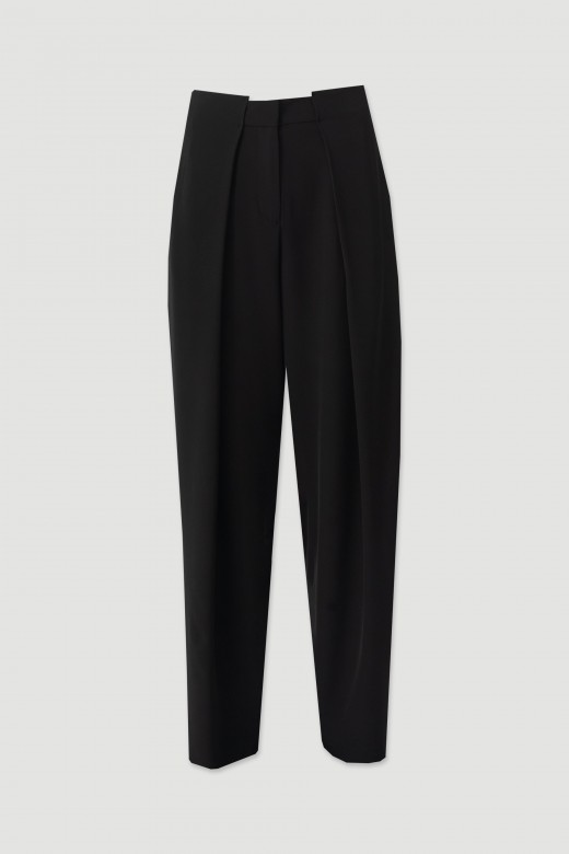 Calça clássica com pregas Calça clássica com pregas