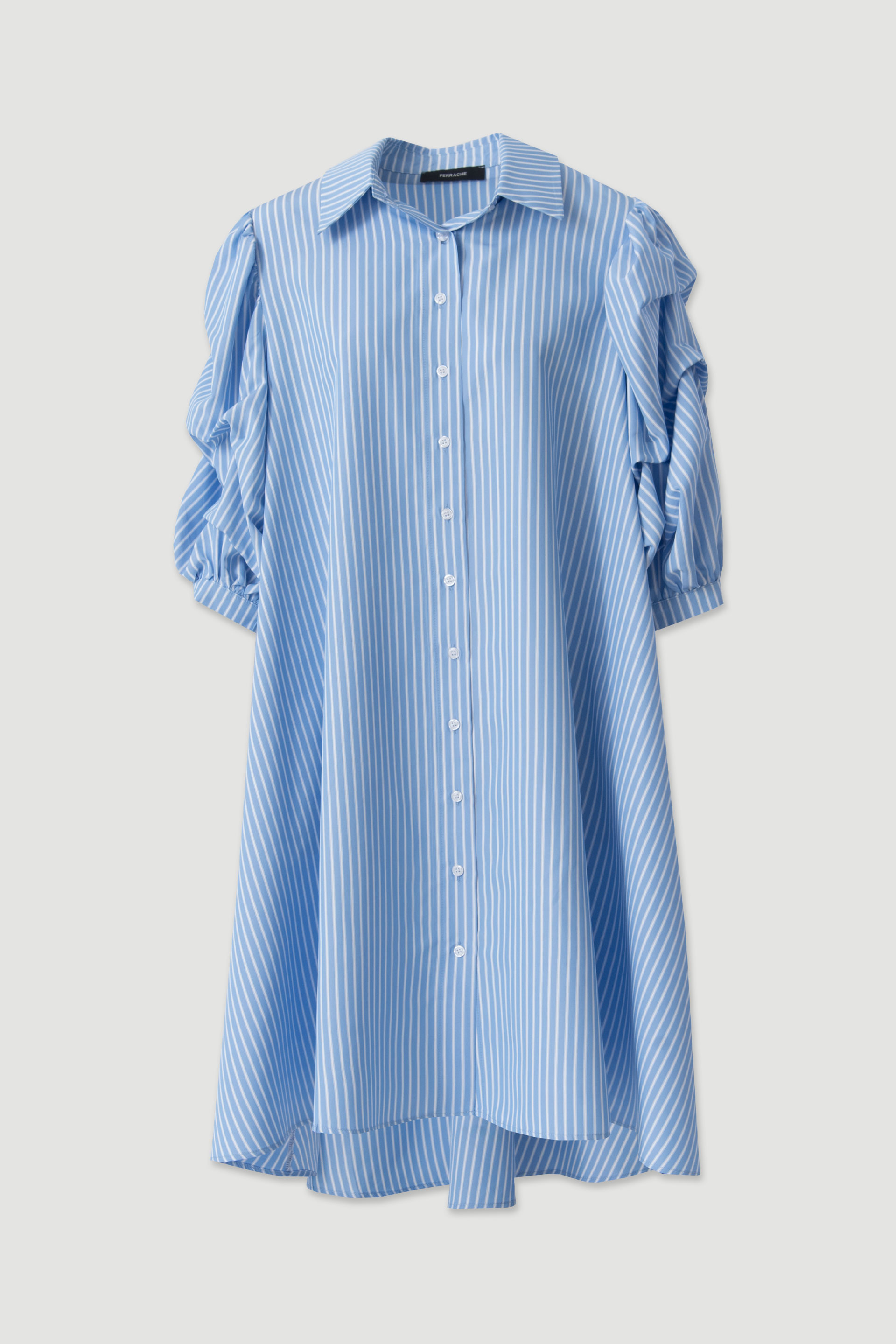 Striped shirt dress