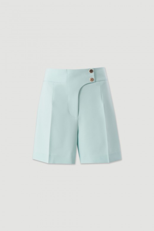 Shorts with asymmetrical detail Shorts with asymmetrical detail
