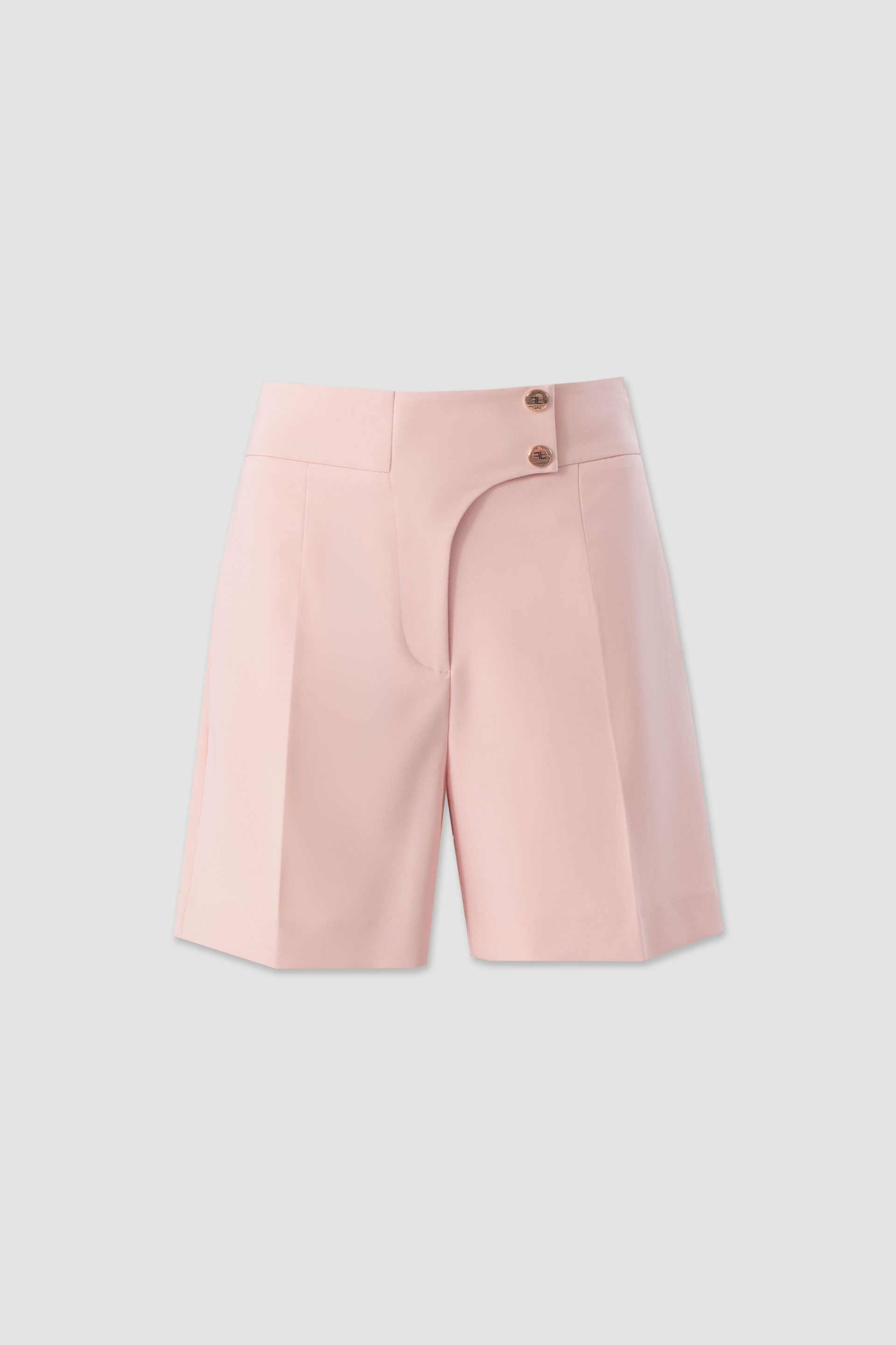 Shorts with asymmetrical detail