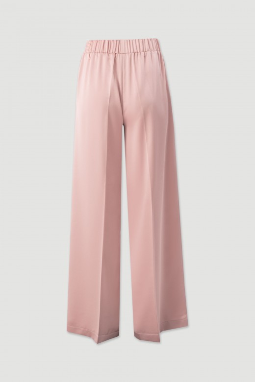 Satin fluid trousers Satin fluid trousers