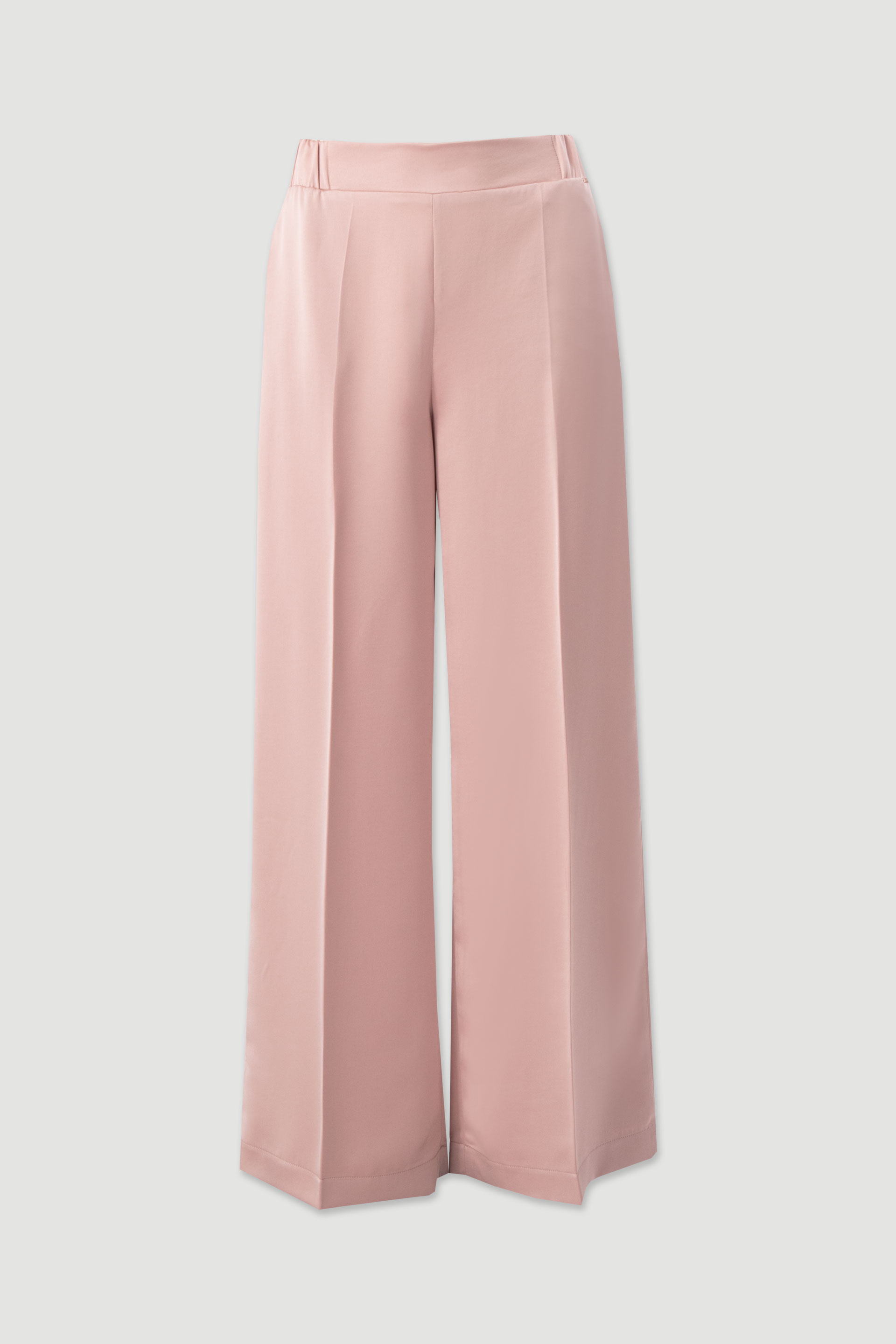 Satin fluid trousers