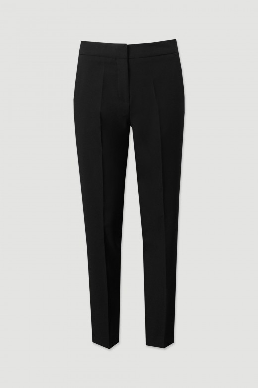 Classic trousers with customised elastic waistband Classic trousers with customised elastic waistband
