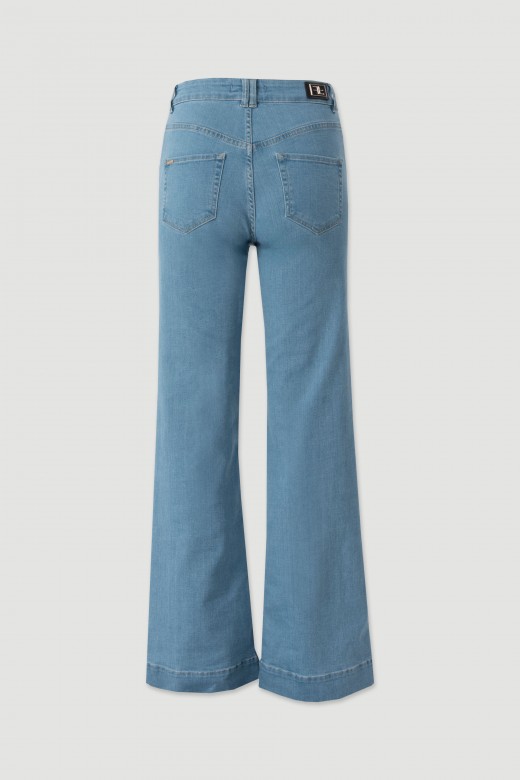 High-waisted flare jeans High-waisted flare jeans