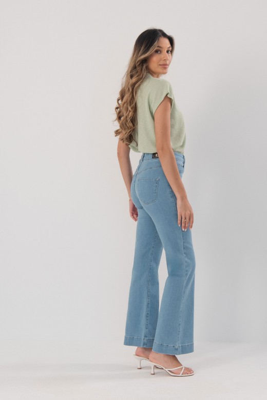 High-waisted flare jeans High-waisted flare jeans