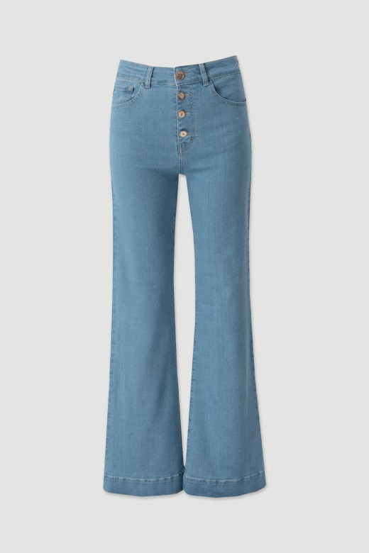High-waisted flare jeans High-waisted flare jeans