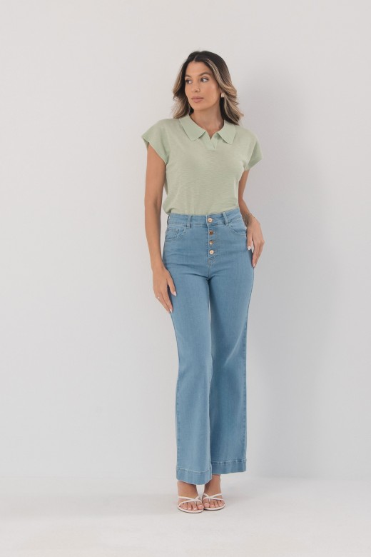 High-waisted flare jeans High-waisted flare jeans