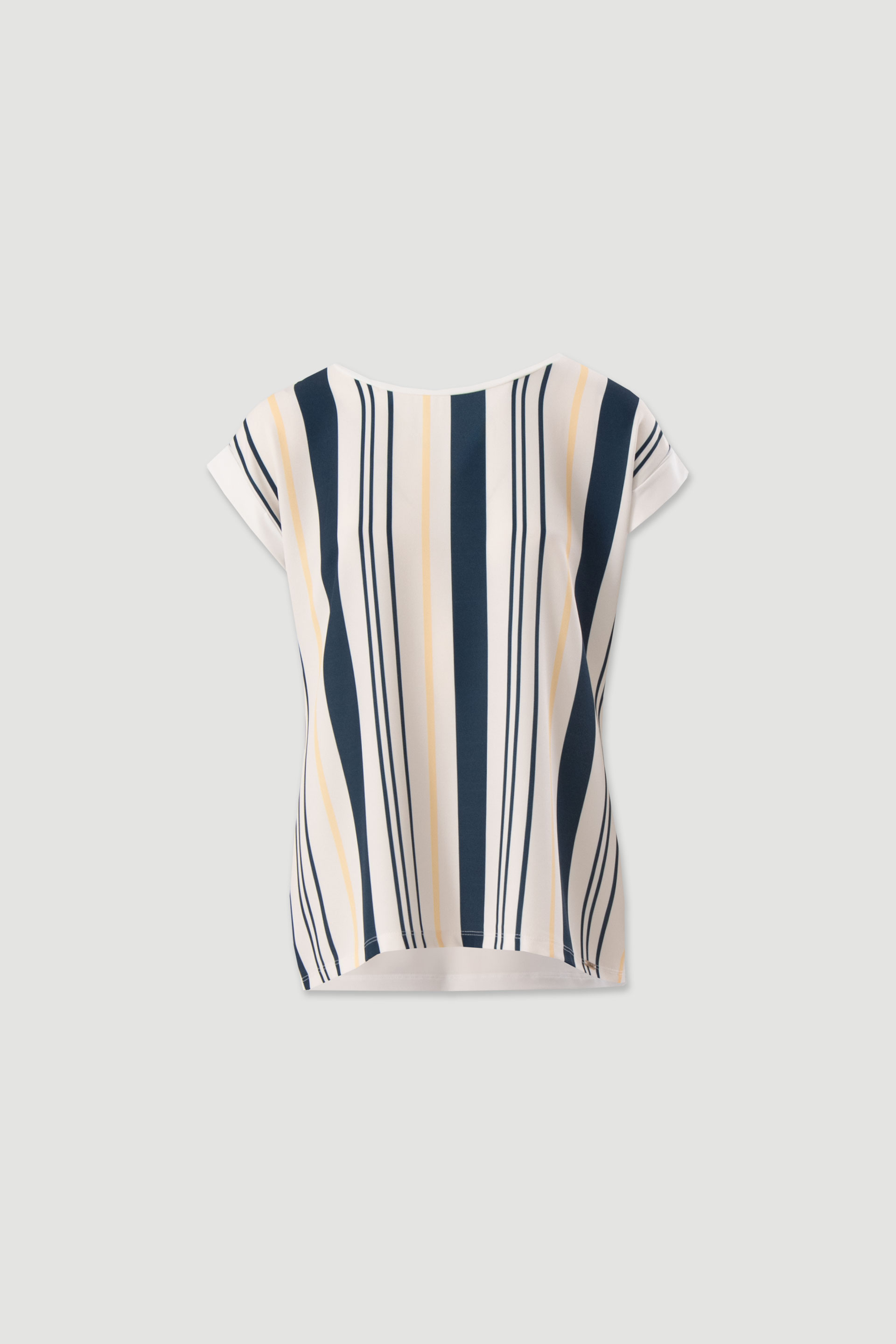 Sweater with printed front panel