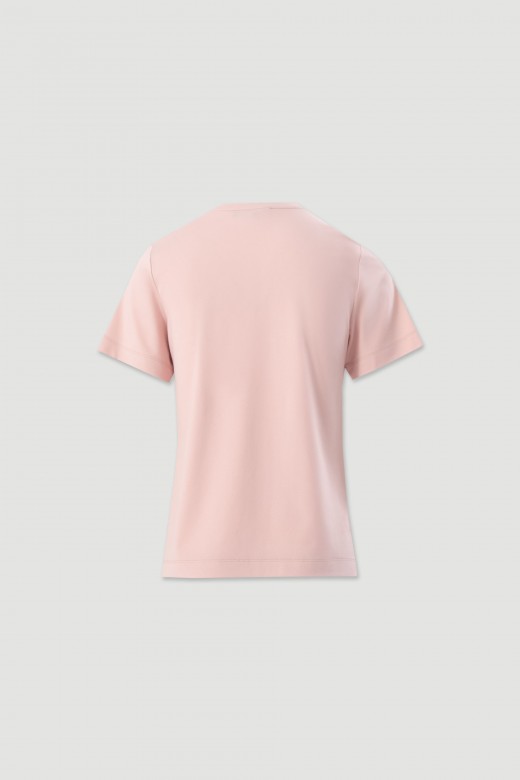 T-shirt with embroidered logo T-shirt with embroidered logo