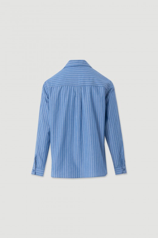Striped shirt with front pocket 100% cotton Striped shirt with front pocket 100% cotton