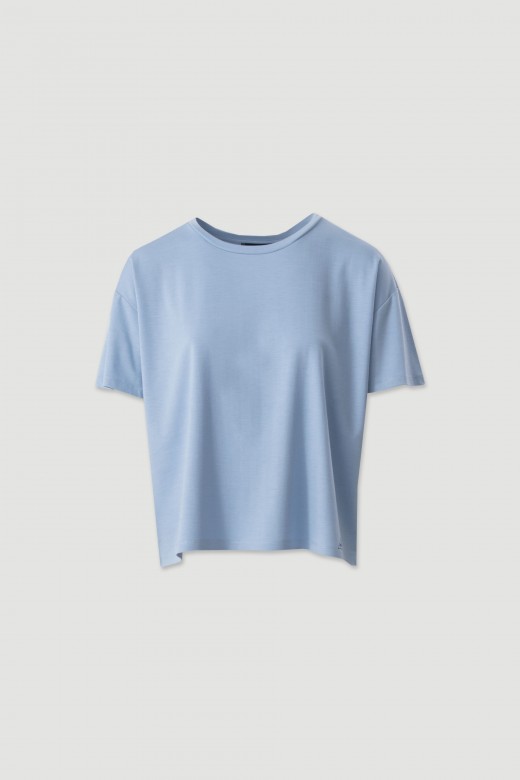 Oversized t-shirt with bottom detail Oversized t-shirt with bottom detail